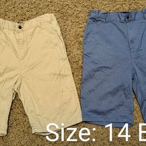 Kids Beige and Blue Shorts